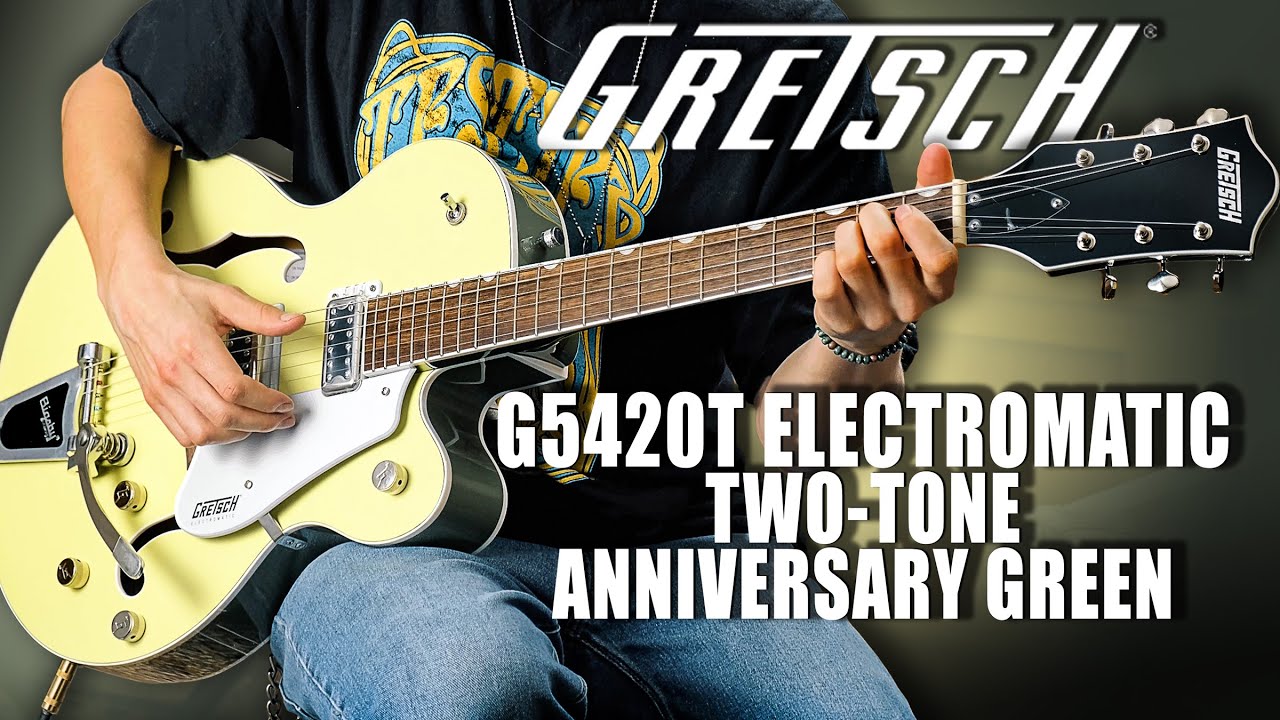 Let The Tones Do The Talking.. Gretsch G5420T Electromatic in Two-Tone Anniversary Green