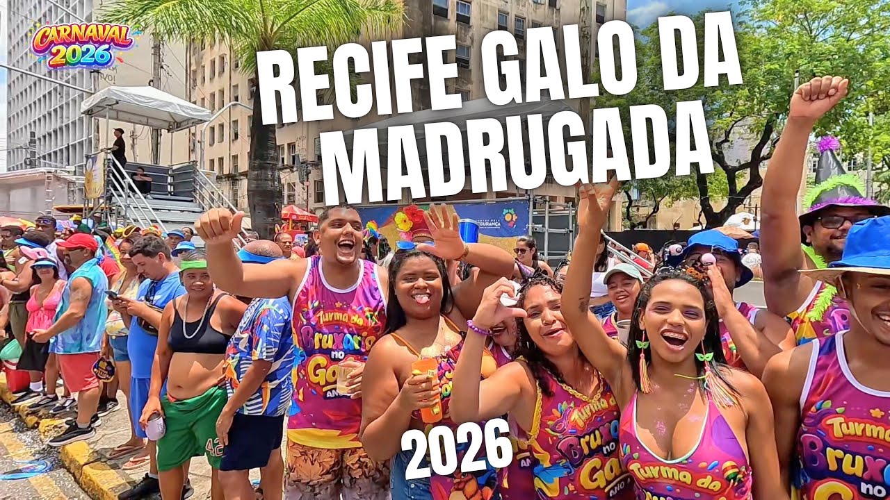 Galo da madrugada Recife PE Carnaval 2026 ￼