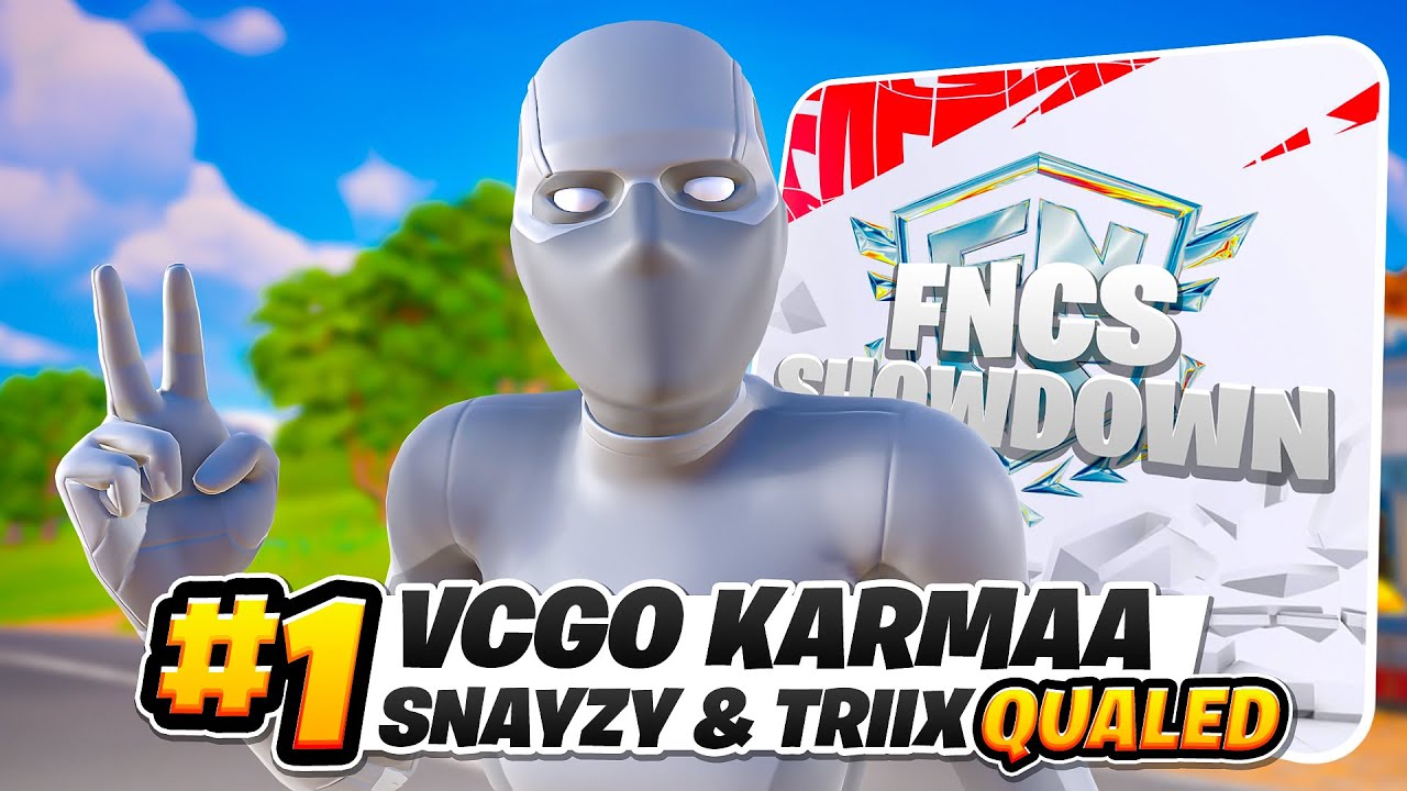 🏆How We QUALIFY For FNCS Shodown Finals (ft. Snayzy & Triix)🏆 | Karmaa