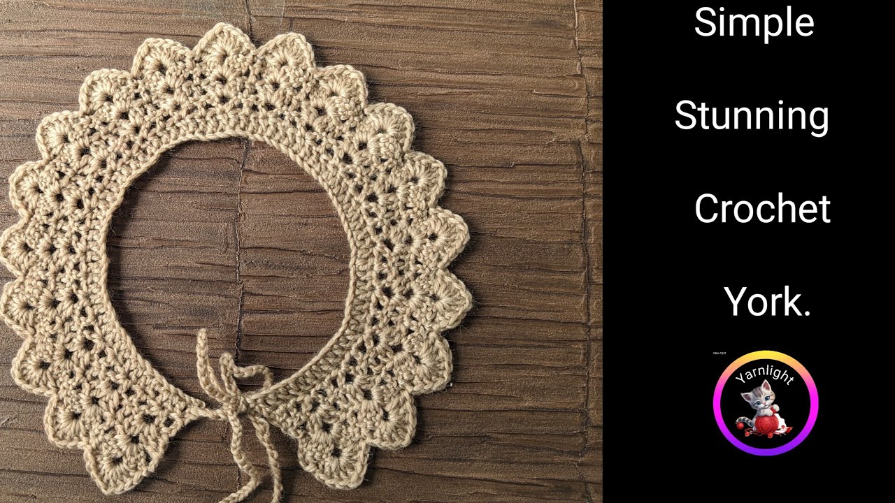 Learn to Crochet a Lace Collar: Add Elegance to Your Style 💕