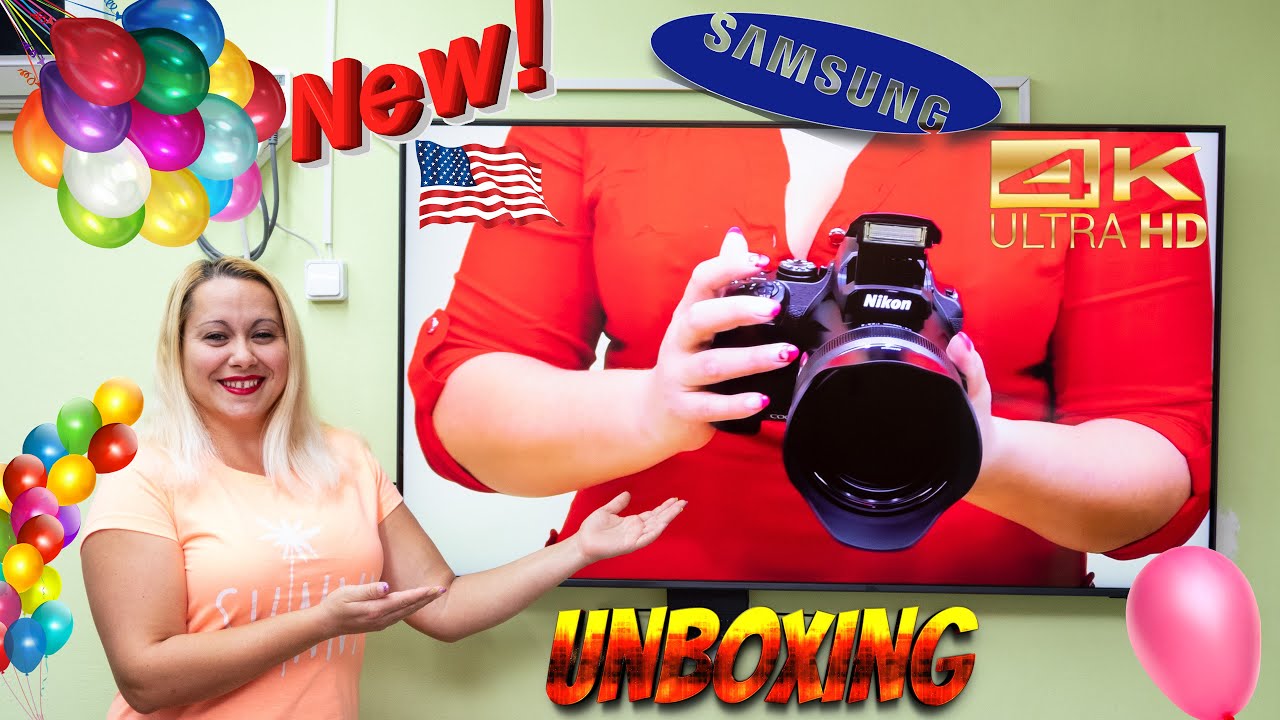 Unboxing Samsung QLED, Ultra HD, 4K Smart Q70A