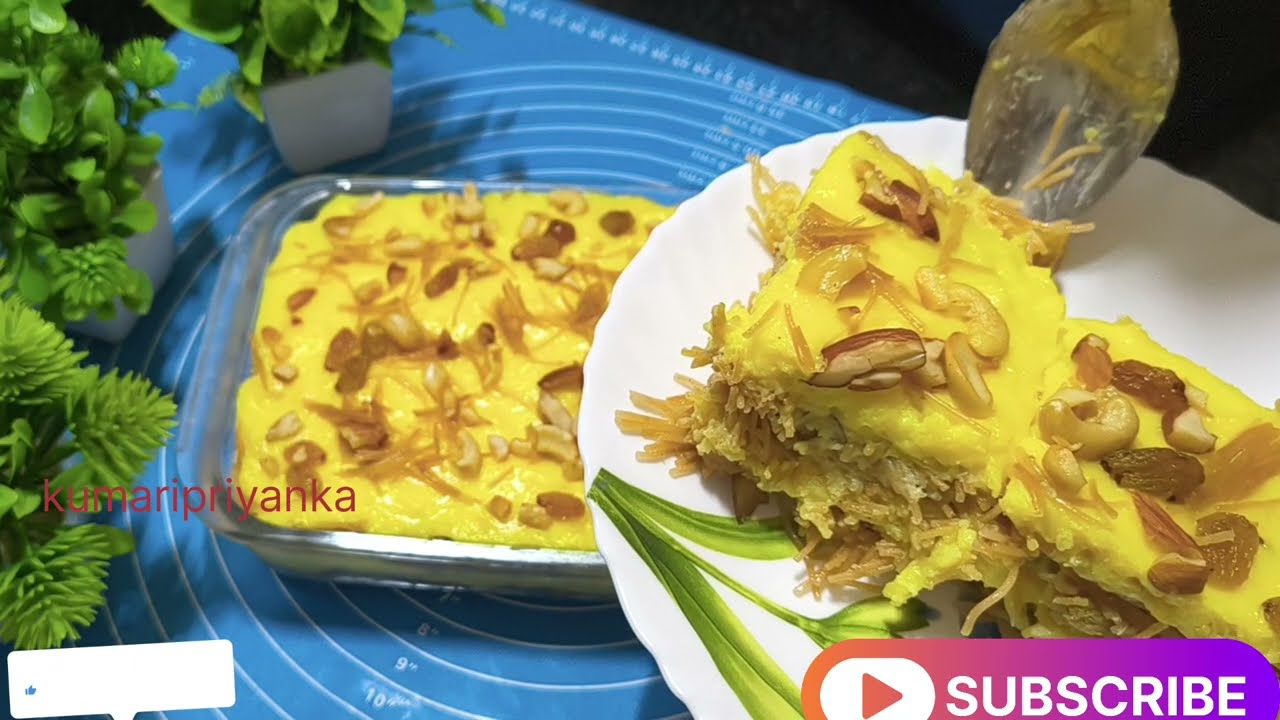 ईद रमजान स्पेशल सेवइयां डेजर्ट ट्राई करें🤗 Super Easy Tasty Sweet Dessert Recipe 😋#sewaidessert#food