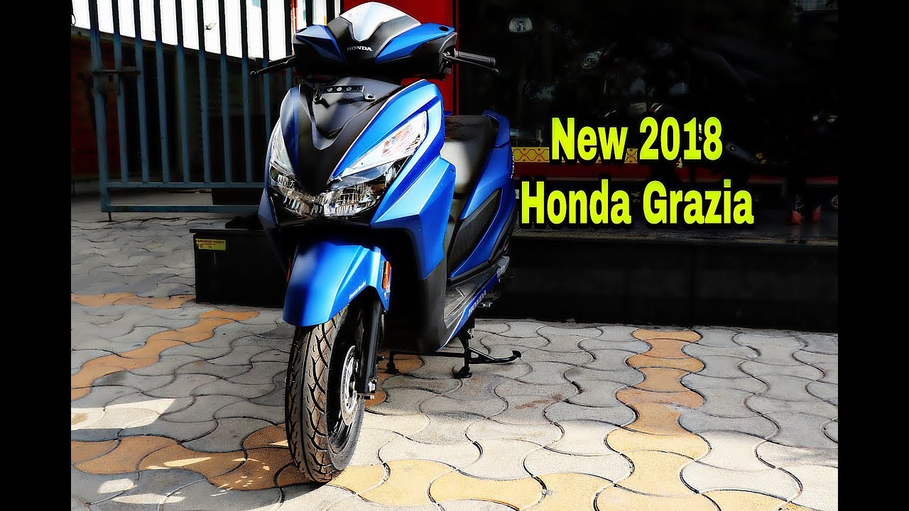 2018 New Honda Grazia Walkaround Review in Hindi