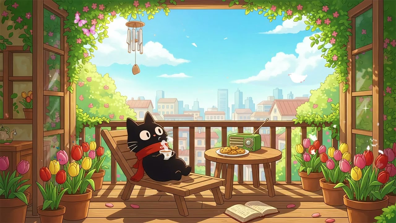 Spring Air☕🍪 Soft Lofi for Calm Moments