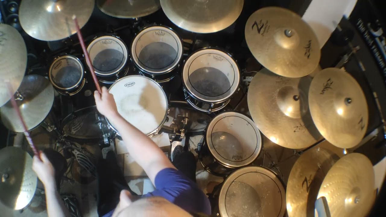 Behemoth - Blow Your Trumpets Gabriel (drum cover) (4K)( Mareczko drummer na YouTube)( 👹🥁🖥️ )