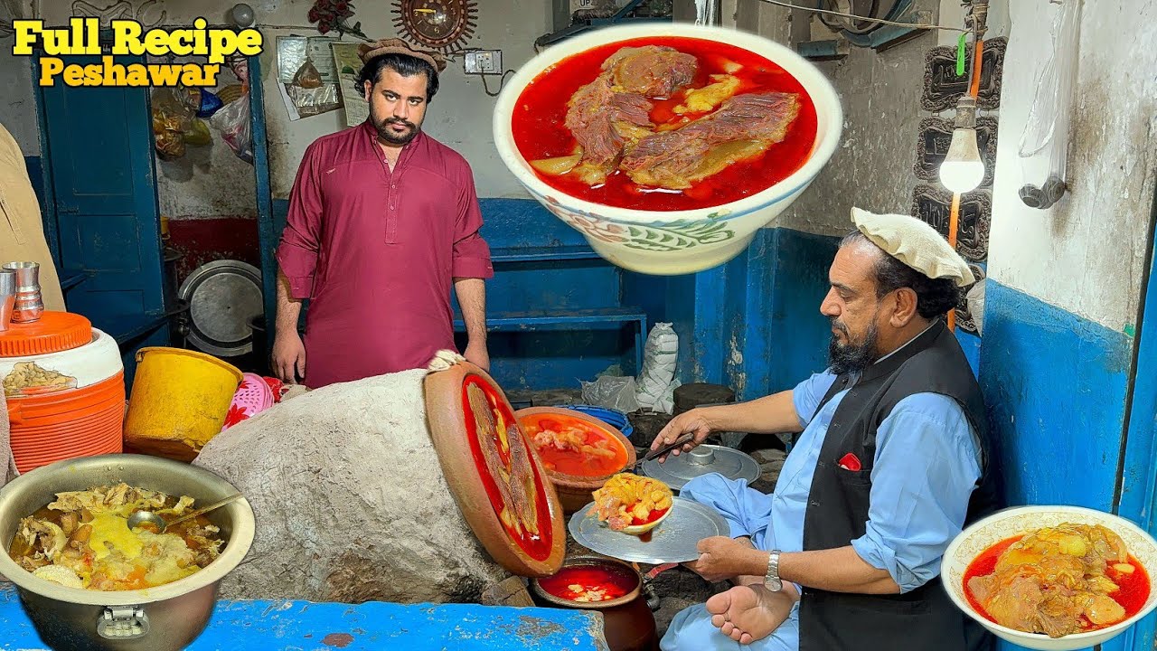 SHER MUHAMMAD SIRI PAYE 🤩 | FAMOUS AND BEST MORNING BREAKFAST IN PESHAWAR | SIRI PAYE FULL RECIPE