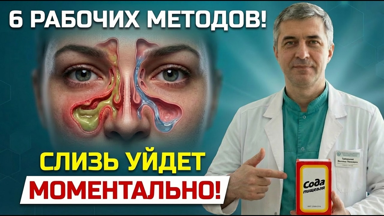 Как не заболеть весной? Мощная очистка слизистой в домашних условиях!