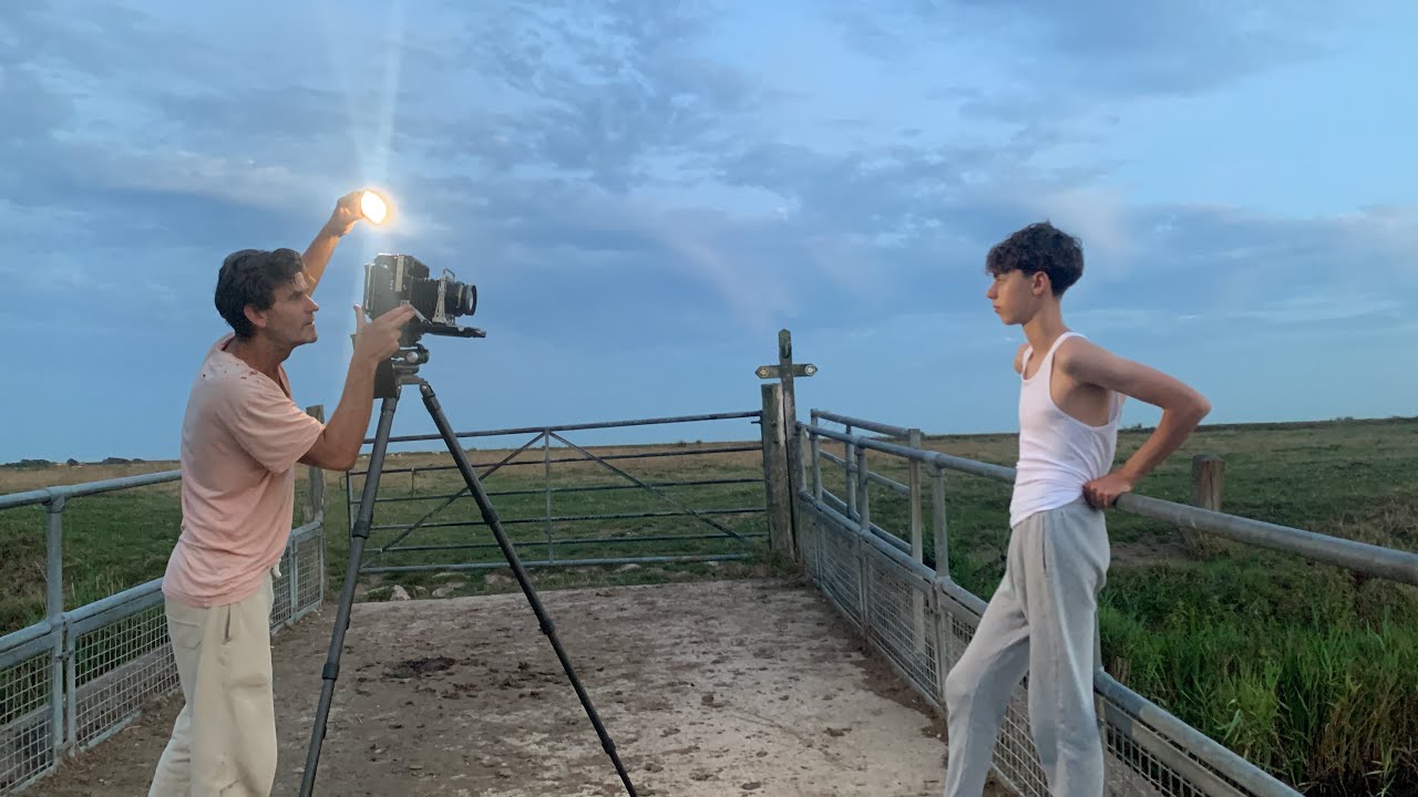 Shooting 4x5 film portraits
