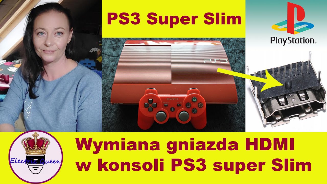 Wymiana gniazda HDMI w konsoli PS3 Super Slim