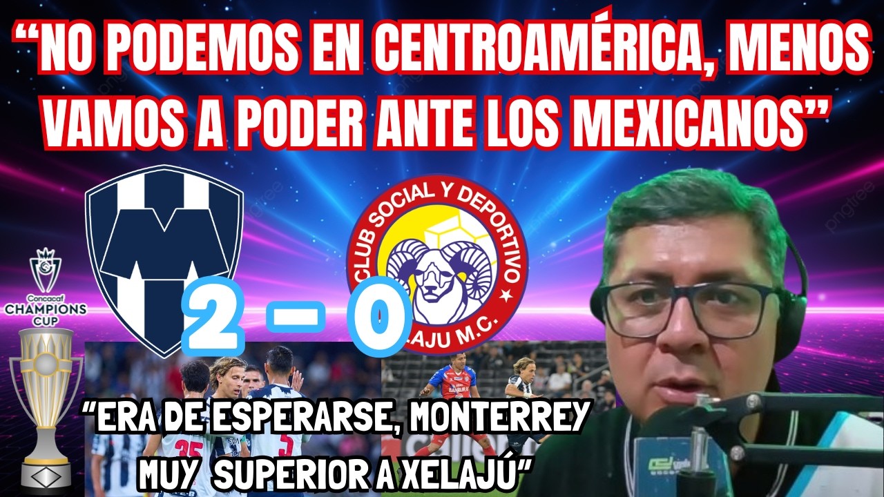Prensa chapina habla de la eliminación de Xelajú vs Monterrey, 
