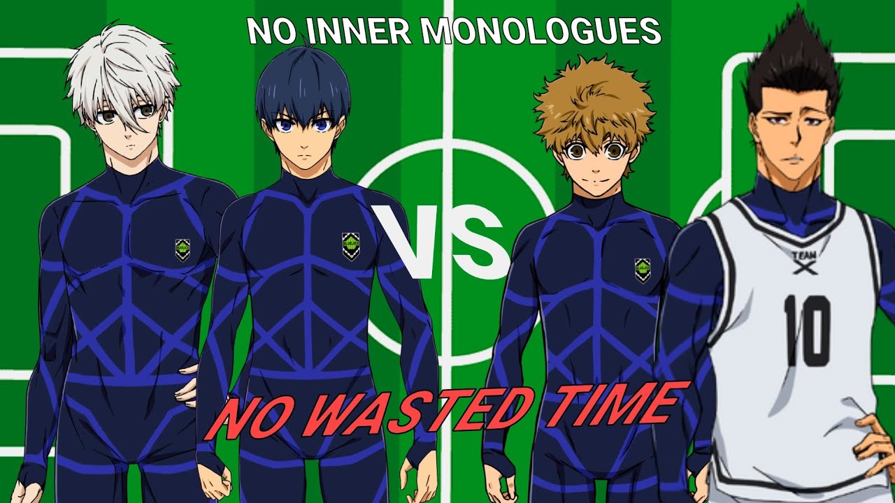 Isagi and Nagi VS Barou and Naruhaya FULL MATCH without inner monologues