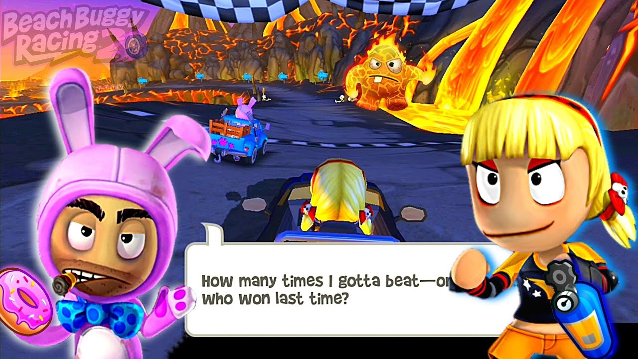 Roxy Vs Benny | Hard Race! || Beach Buggy Racing 2