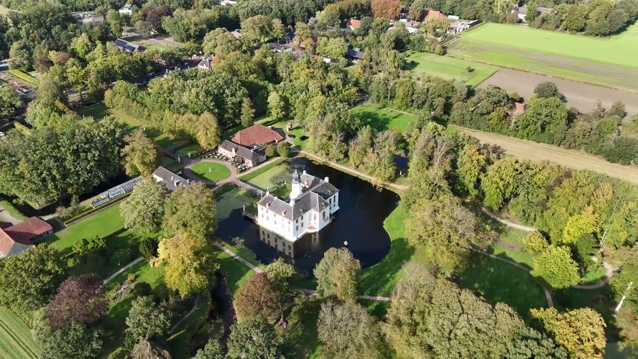 360 degree of the Fraeylemaborg in Slochteren in Groningen (Netherlands)