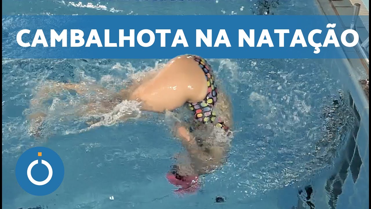 Como fazer CAMBALHOTA na ÁGUA 🌊 Cambalhota na Natação