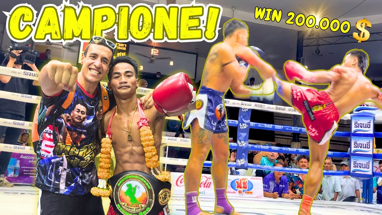 DIETRO LE QUINTE DI UNO STADIO THAILANDESE! COME CHAN DIVENTA CAMPIONE E VINCE 200 MILA BATH!