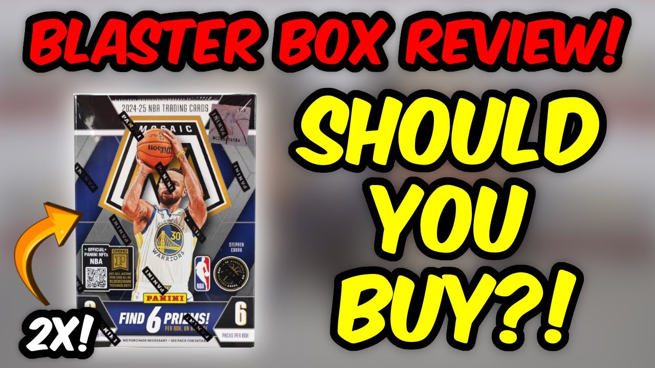 SHOULD YOU BUY?! 2024-25 Panini Mosaic Basketball 2X Blaster Box Opening And Review!