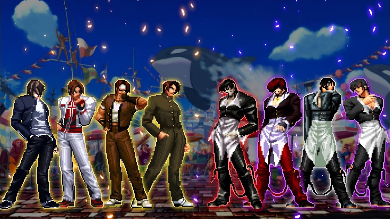 [KOF Mugen] Neo Kyo Team VS. Iori Crime Team