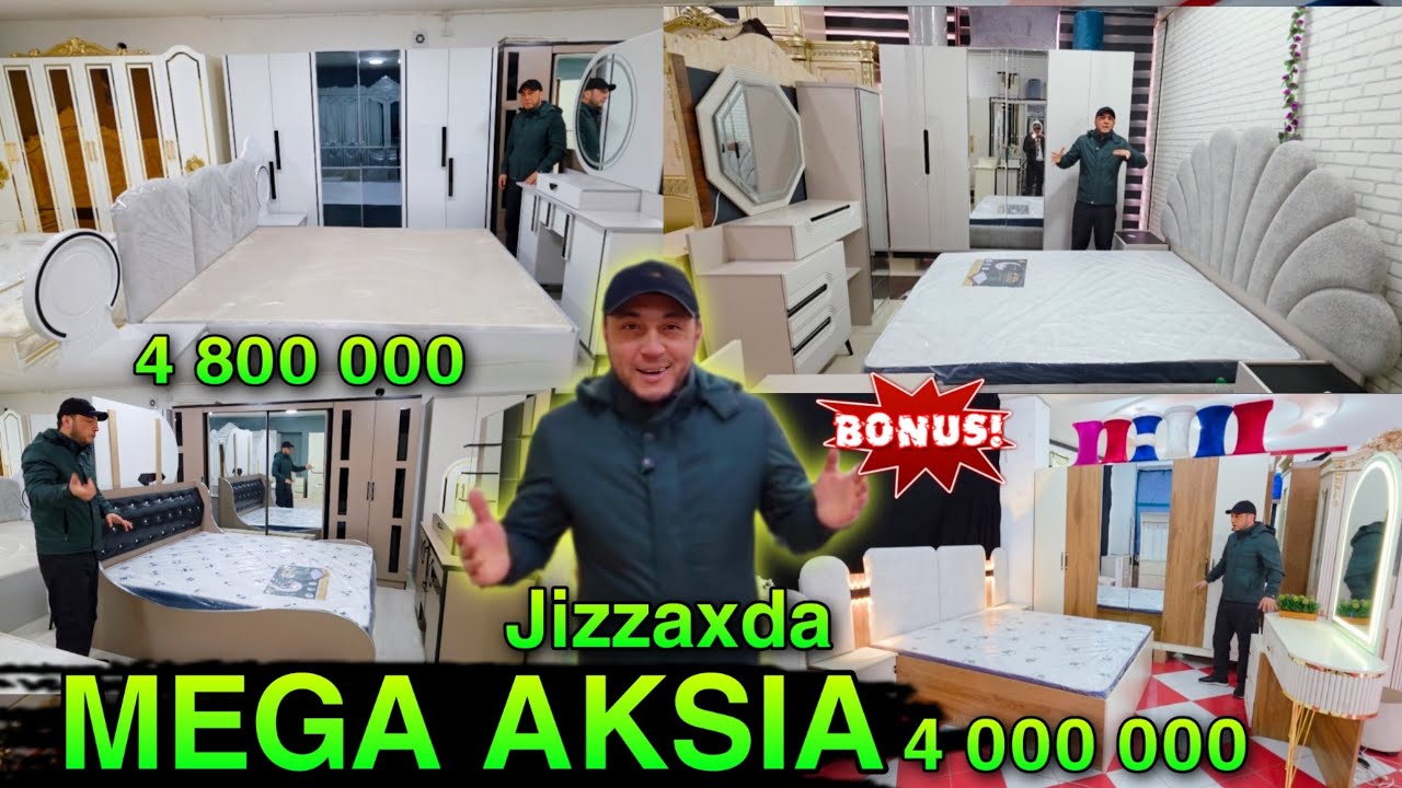 28 февраля 2026 JIZZAX BEST MEBEL RAMAZON OYIGA KATTA AKSIYA BERILDI ULGIRIB QOLING 