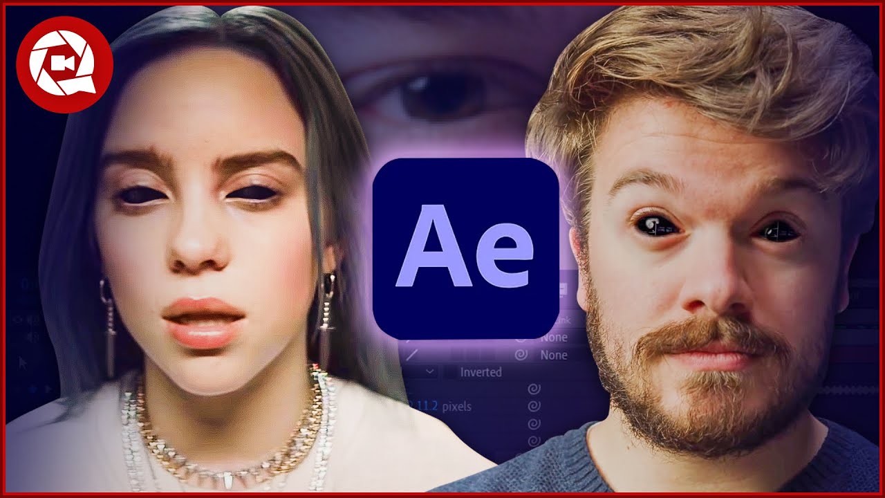 БИЛЛИ АЙЛИШ: Чёрные ГЛАЗА ДЕМОНА (урок по After Effects)