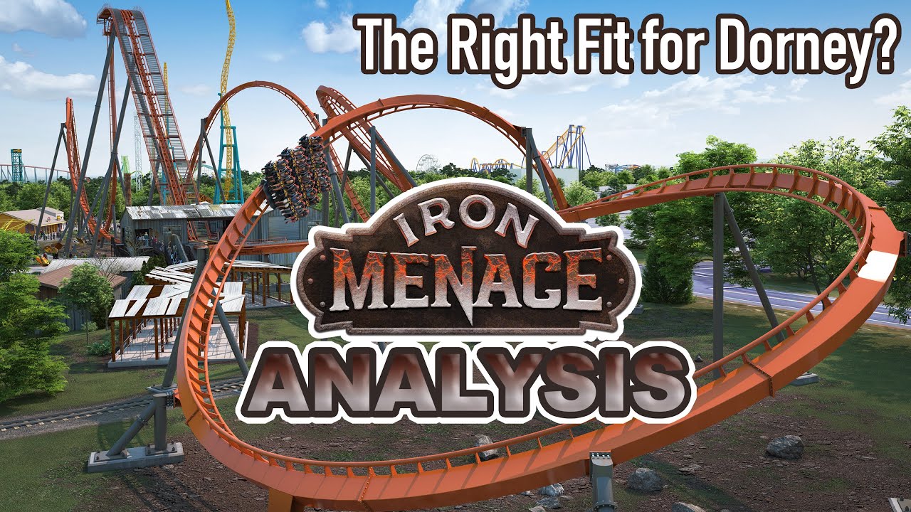 Iron Menace Analysis Dorney Park New for 2024 B&M Dive Coaster