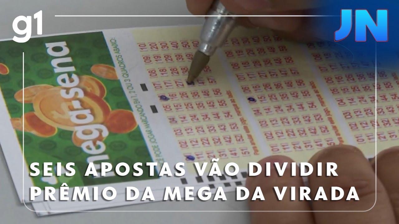 Jornal Nacional: Seis apostas v&atilde;o dividir o maior pr&ecirc;mio da hist&oacute;ria da Mega da Virada