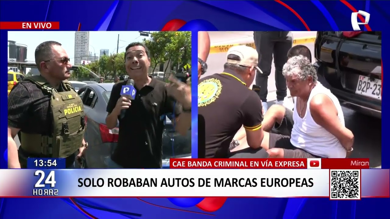 'Los Malditos del Cono': cae banda dedicada al robo de vehículos en plena Vía Expresa (2/2)