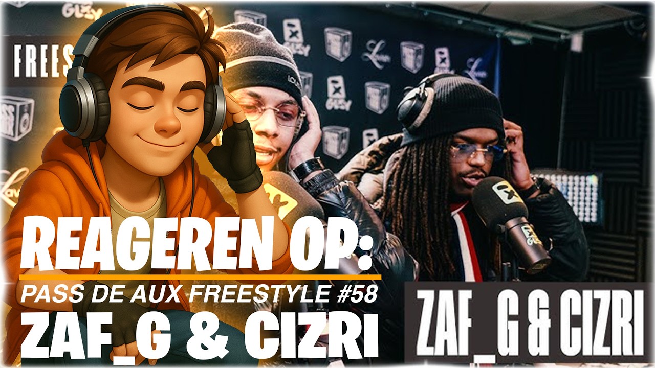 Reageren op: ZAF_G & CIZRI brengen 4 beats & remixen 'Hoog/Laag' | Pass De Aux Freestyle #58
