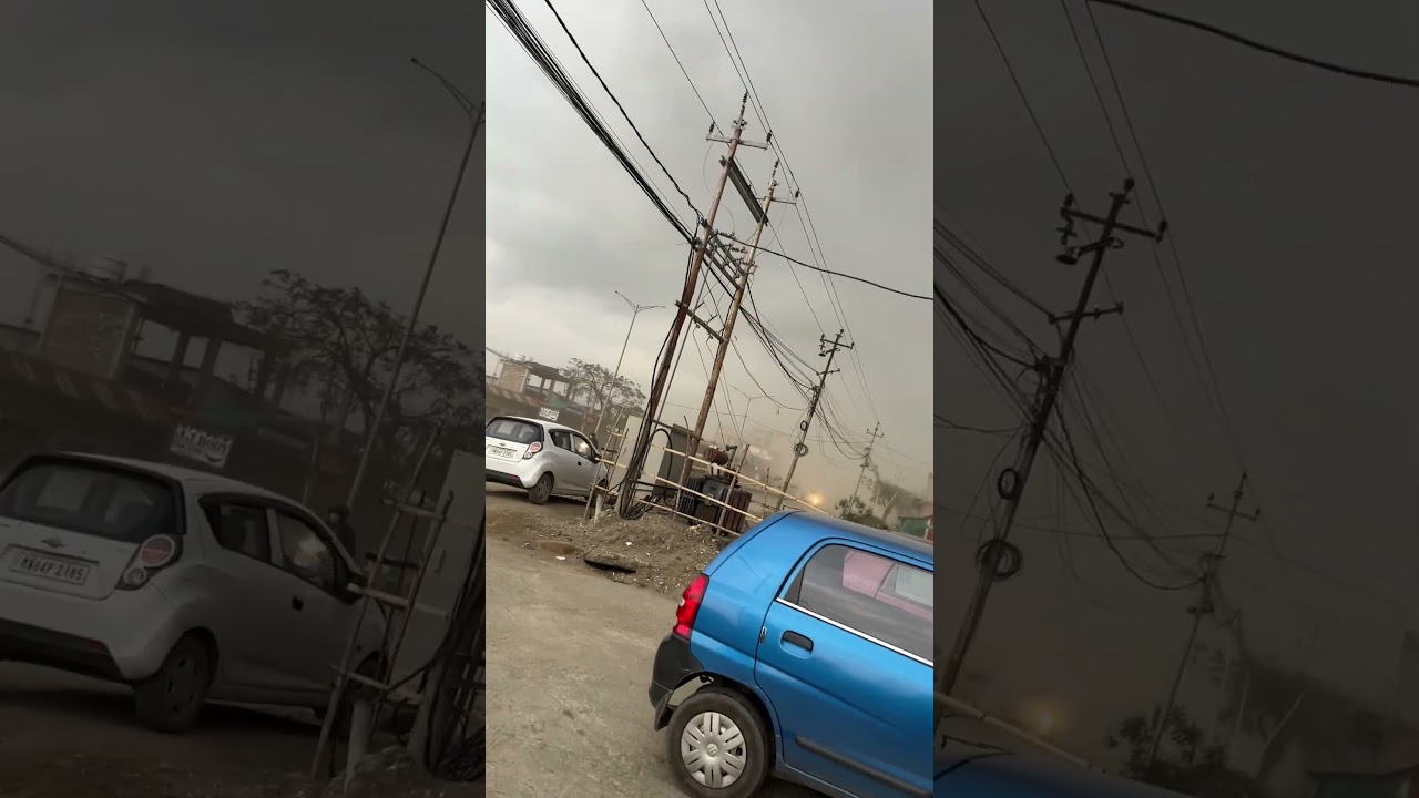 Imphal Sandstorm Video | Before Rain Storm Manipur 2026 #storm #rainyday