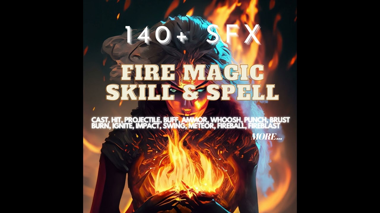 Fire Magic Skill Spell Sound Pack