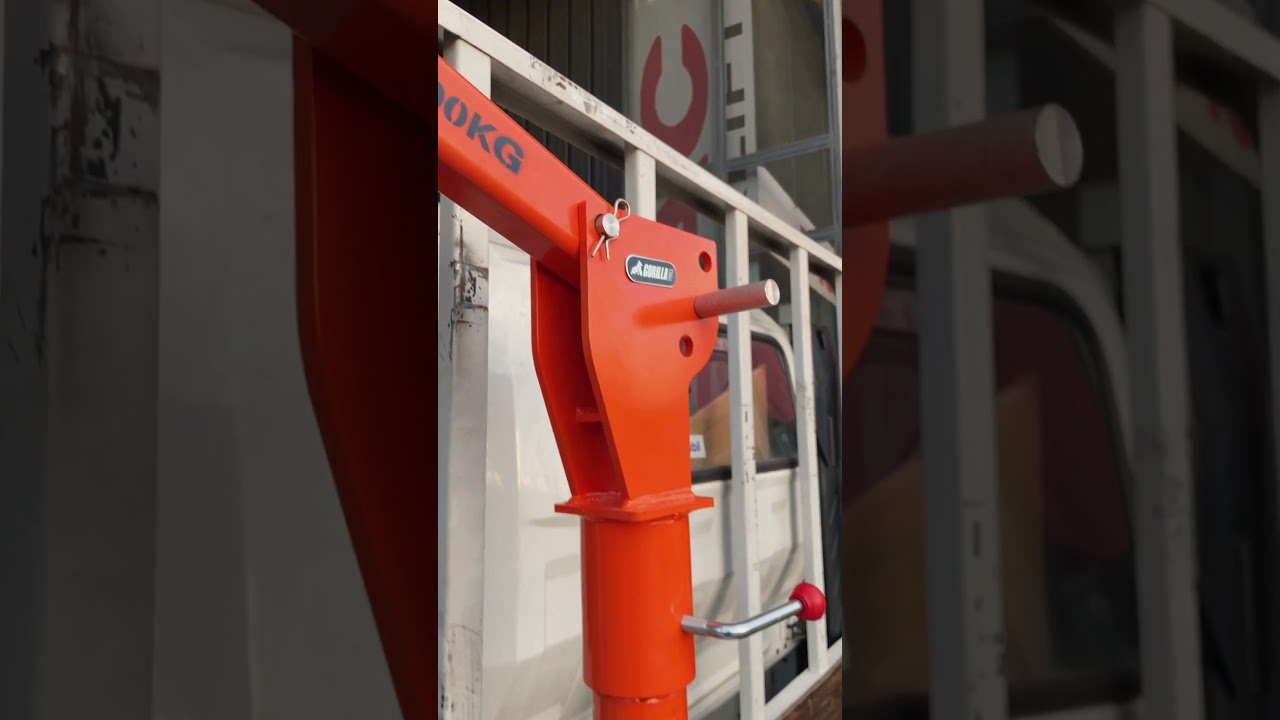 TECLE GRUA PLUMA GORILLA FORCE 400 450 #pluma #gruas #tecle #winche #cargapesada #litio