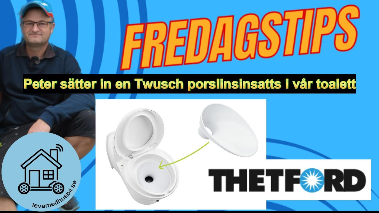 Vi uppdaterar vår toalett i husbilen med en Twusch porslinsinsats