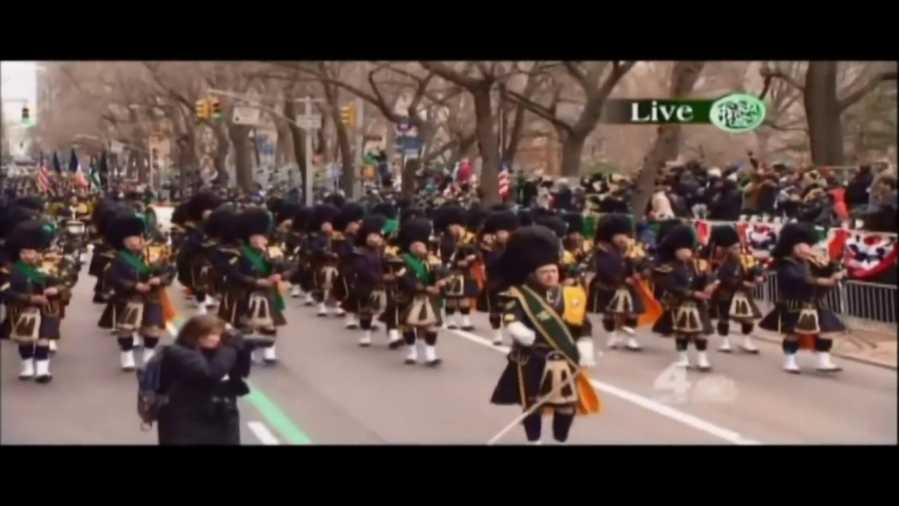 NYPD Emerald Society Pipes & Drums 2014 Parade