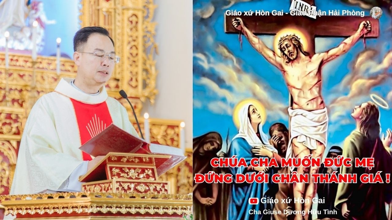 CHÚA CHA MUỐN ĐỨC MẸ ĐỨNG DƯỚI CHÂN THÁNH GIÁ ! || Linh mục Giuse Dương Hữu Tình ||