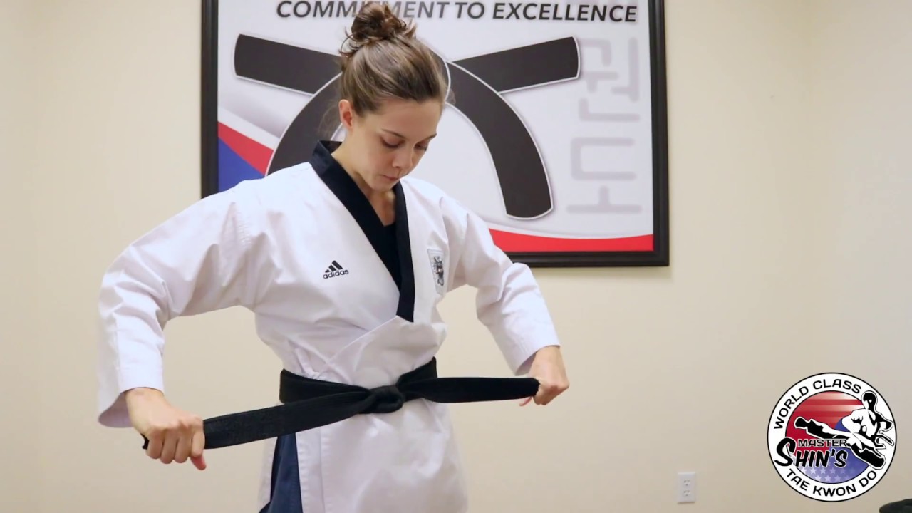 Master Shin's World Class Tae Kwon Do - How to Tie Your Black Belt