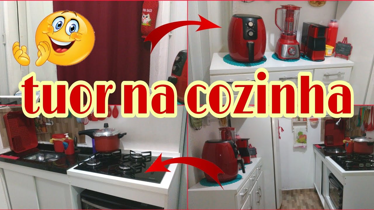 TUOR PELA MINHA COZINHA VERMELHA