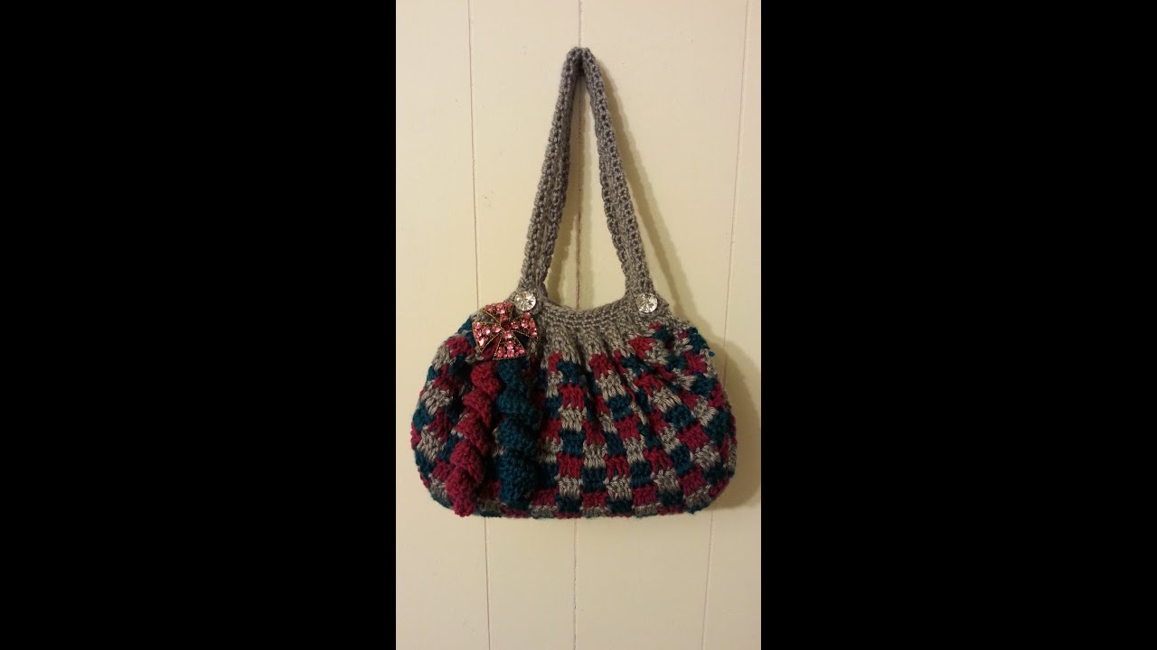 How to Crochet a Purse -  Clever Blocks Stitch Purse Tutorial