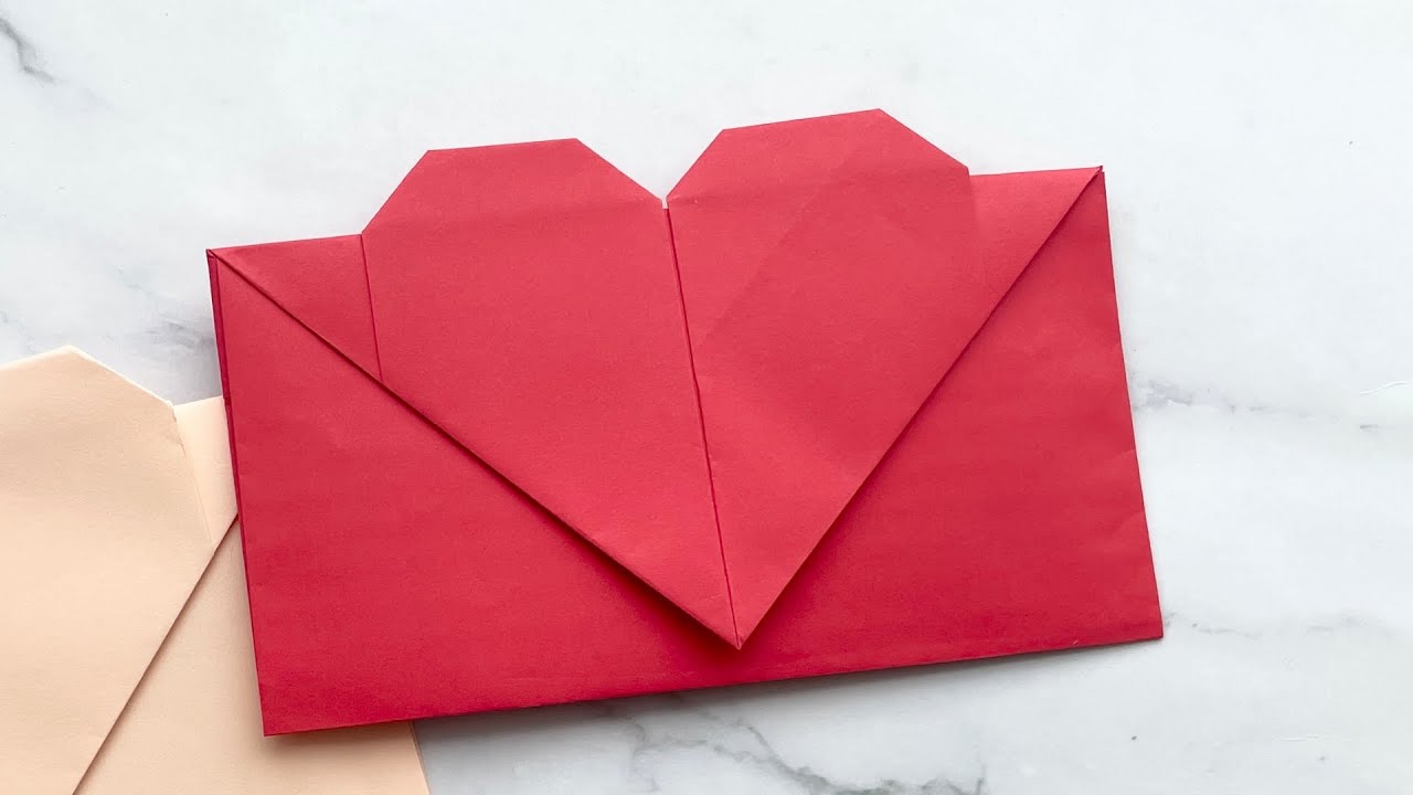 diy 愛心信封   摺紙  愉樂生活  origami envelope