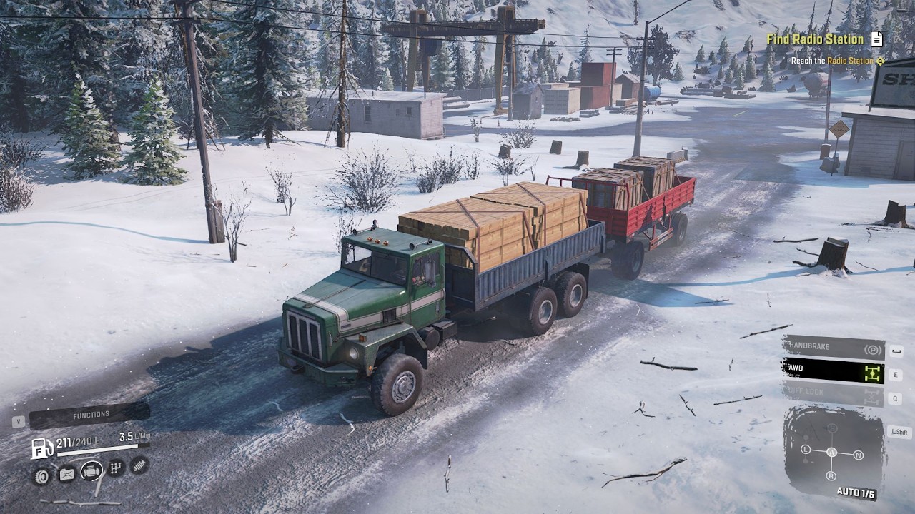 Snowrunner gameplay  #26 |  ALASKA North Port ​
