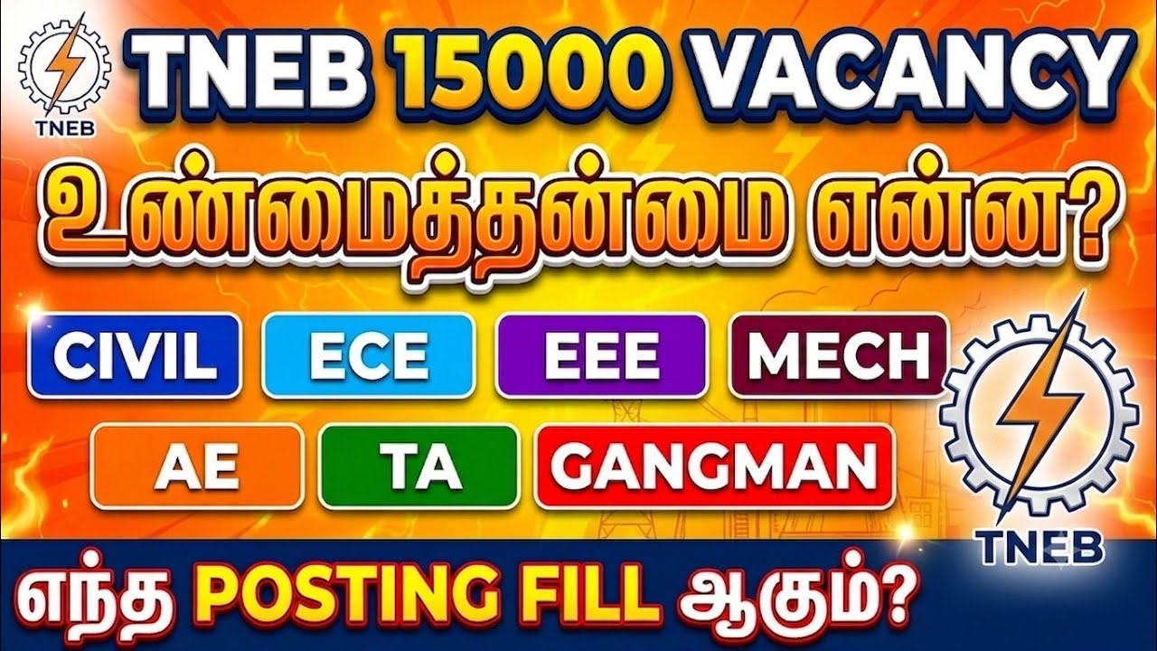 TNEB 15000 VACANCY உண்மைத்தன்மை| TNEB VACANCY 2026 | TNPSC | TNEB #tnpsc #tneb #viralvideo #trending
