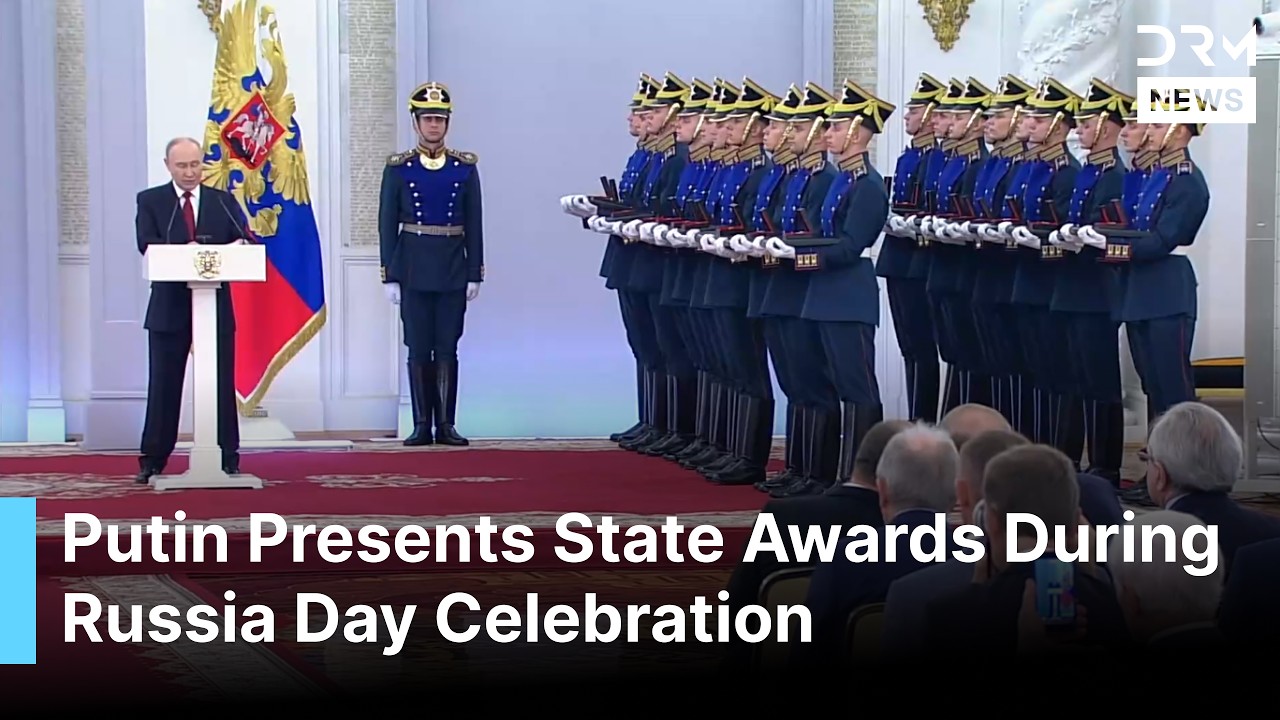 FULL CEREMONY: Putin Honors Russia's Top Citizens at Kremlin Ceremony Marking Russia Day 2026 | AC1G