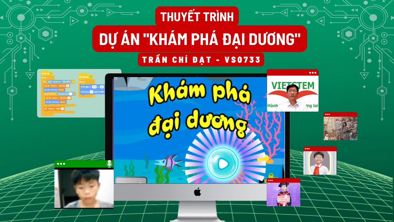 Khám Phá Đại Dương - Trần Chí Đạt - Lớp Lập trình Scratch VS0733