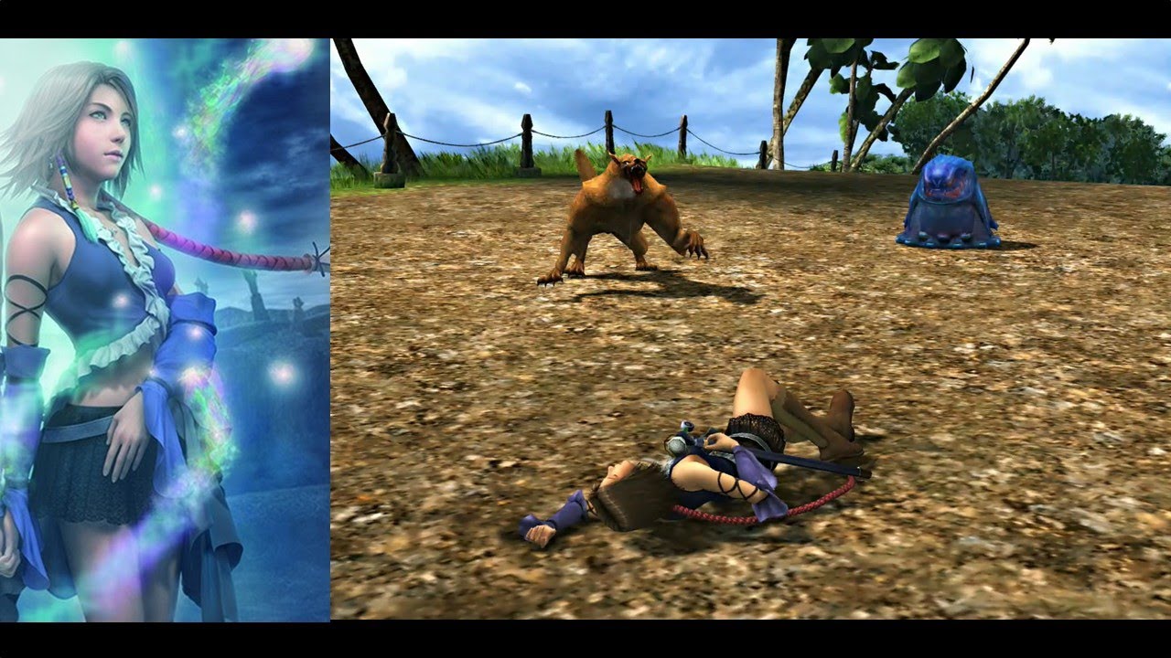 ユウナ 歌姫にドレスチェンジするも魔物に敗北する【FF X-2】