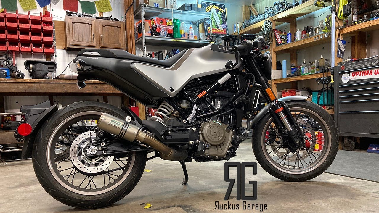 2020 Husqvarna Vitpilen 401 - Early Model Exhaust Installation
