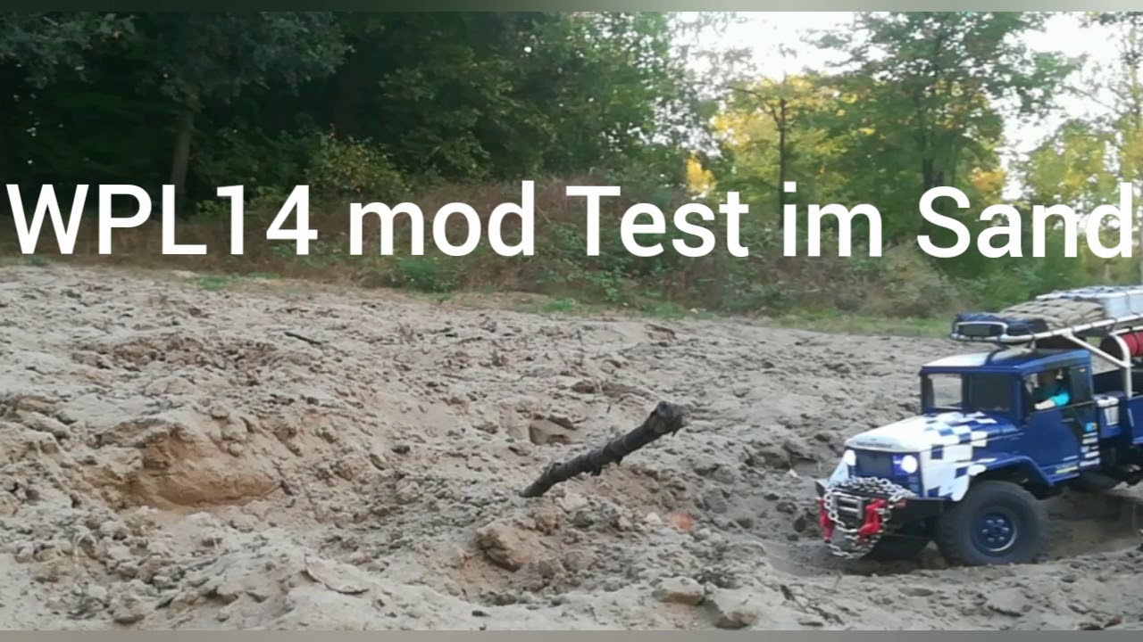 Das erste mal mit dem WPL B14 im Sand