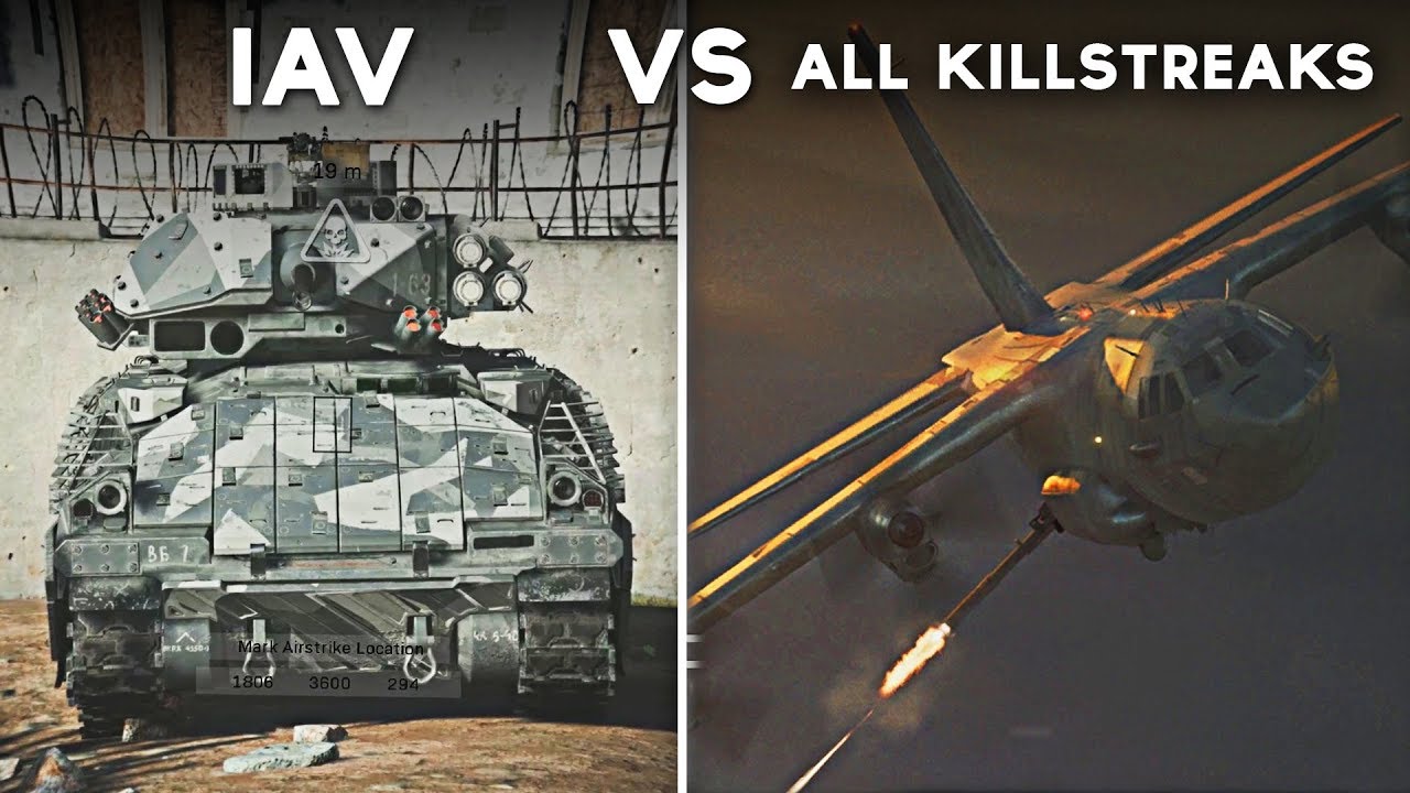 All Killstreak Attacks on IAV - Call of Duty: Modern Warfare (IAV vs Every Killstreak)