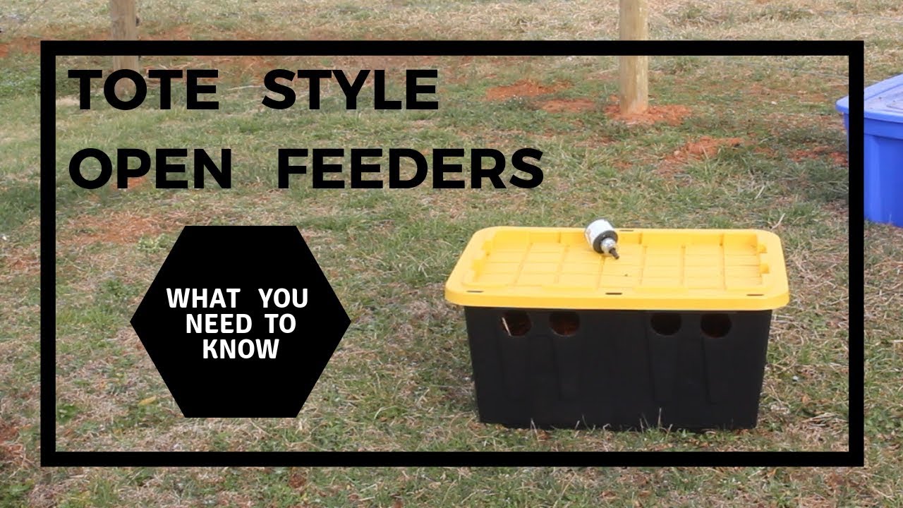Tote Style Open Feeders