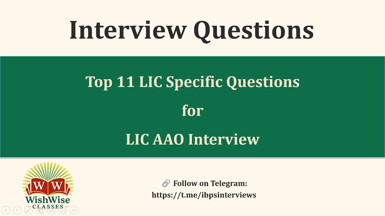 LIC AAO Interview Questions and Answers &ndash; Part 1 | All About LIC