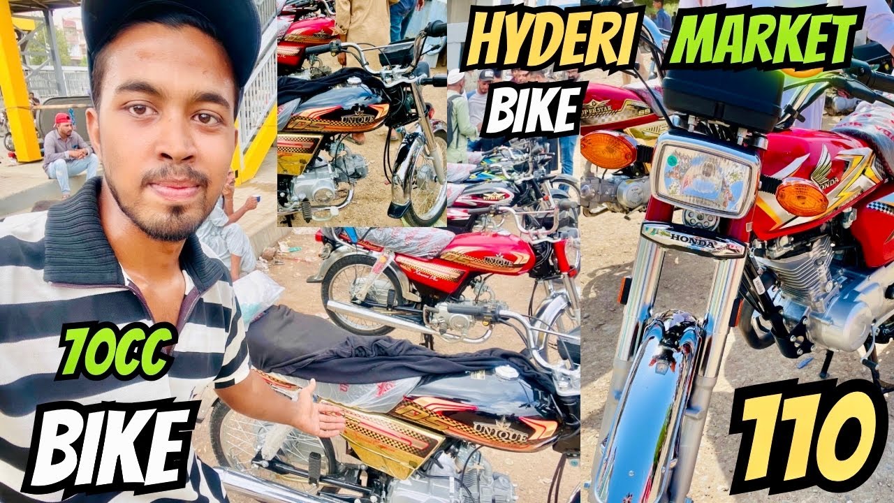 Hyderi Bike Market || Sunday Hyderi Bike Market 🥰😍|| second Hand Bike Market 29 Jun 2025 Rafay