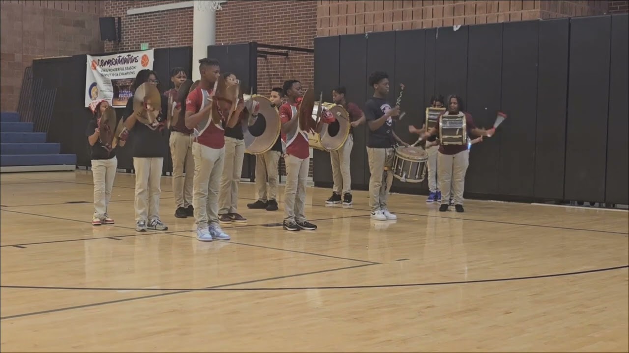 Sophie B Wright Middle School Drum Clinic