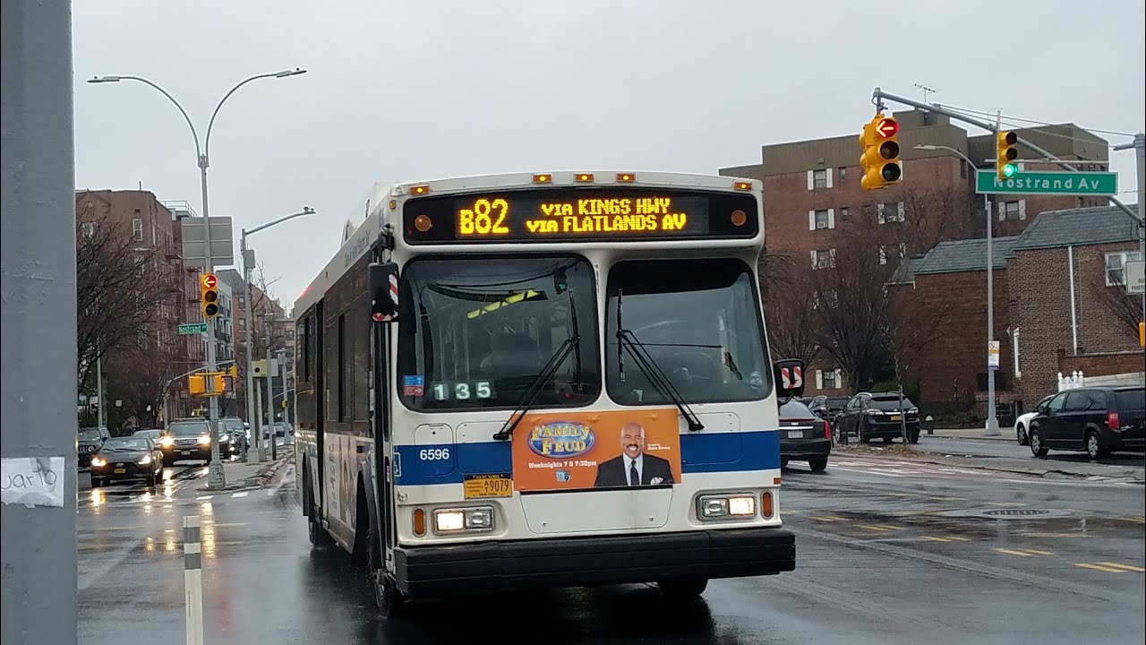 2005 Orion Vll OG Hybrid-Electric Gen-2 #6596 On The B82 @ Kings Highway & Nostrand Avenue